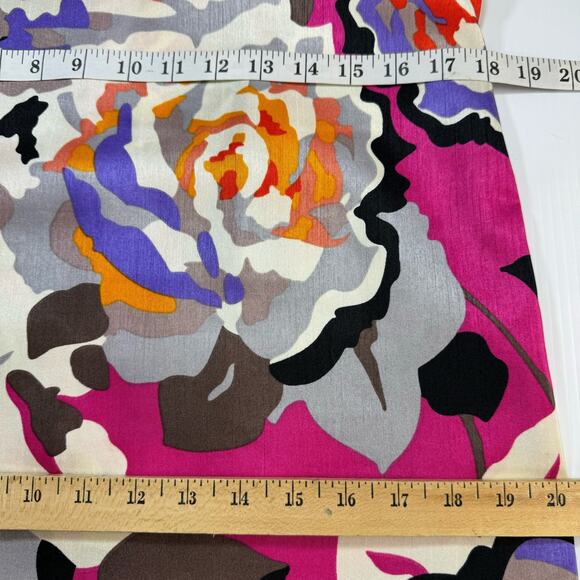 Y2k Bloomcore Floral Sheath Dress 6 Cap Sleeve Retro Glam Barbie Pink Statement - Picture 7 of 12